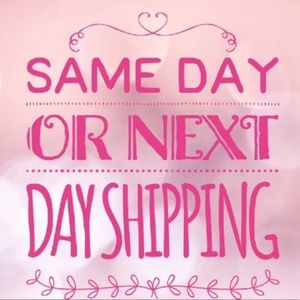 Same day or next day shipping 😃